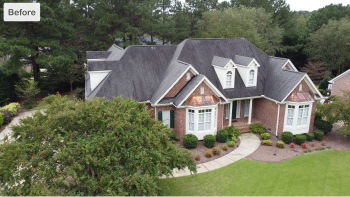 residential roof installation raleigh (before)